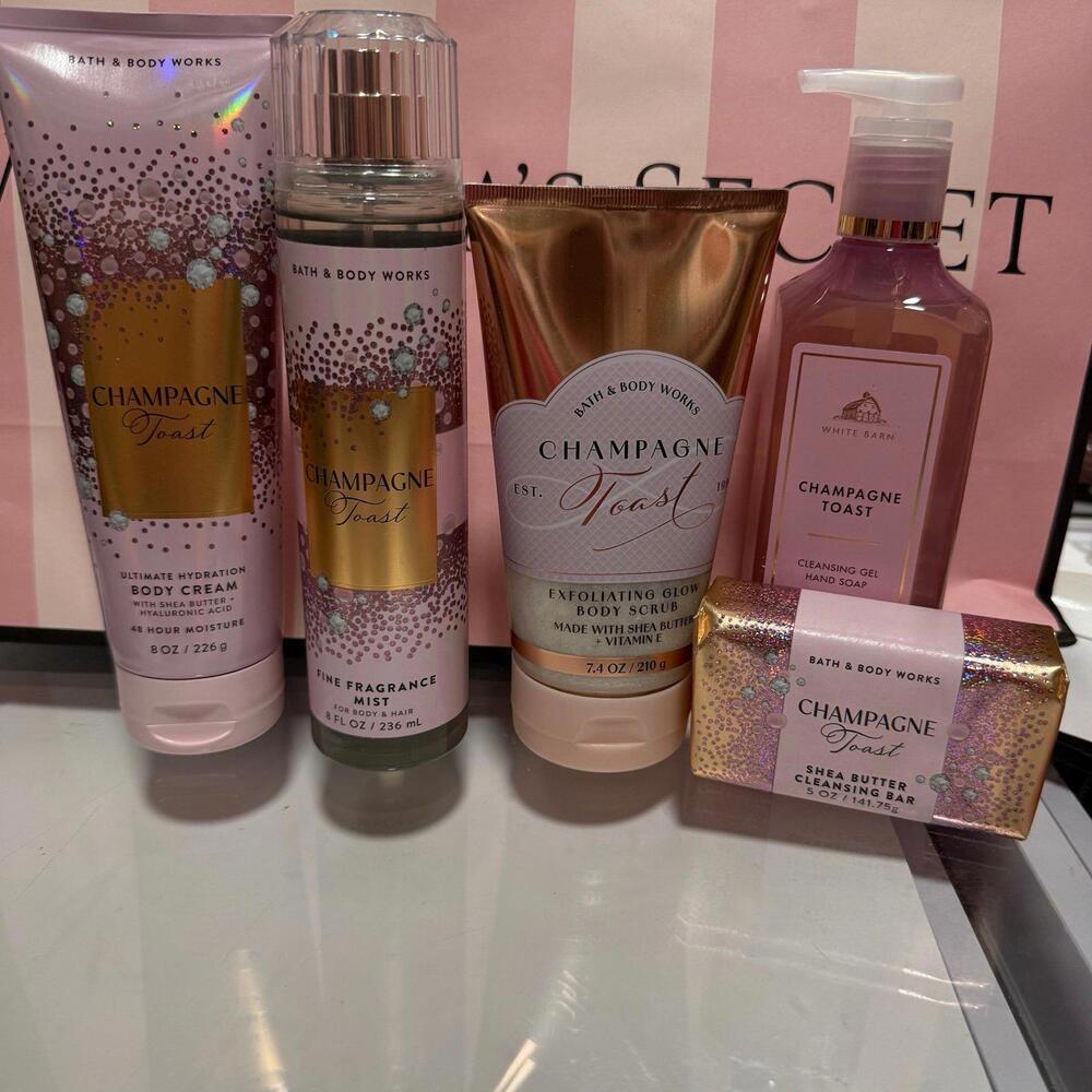 Bath and Body Works Champagne Toast Set